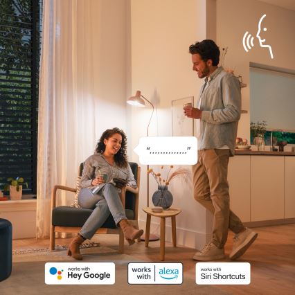 Ampoule LED RGB dimmable Philips SMART A60 E27/8,5W/230V 2200–6500K + télécommande