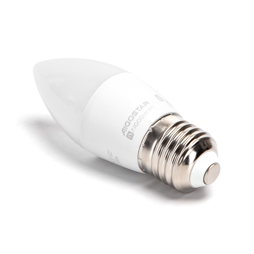 Ampoule à intensité variable LED RGBW C37 E27/4,9W/230V 2700-6500K - Aigostar