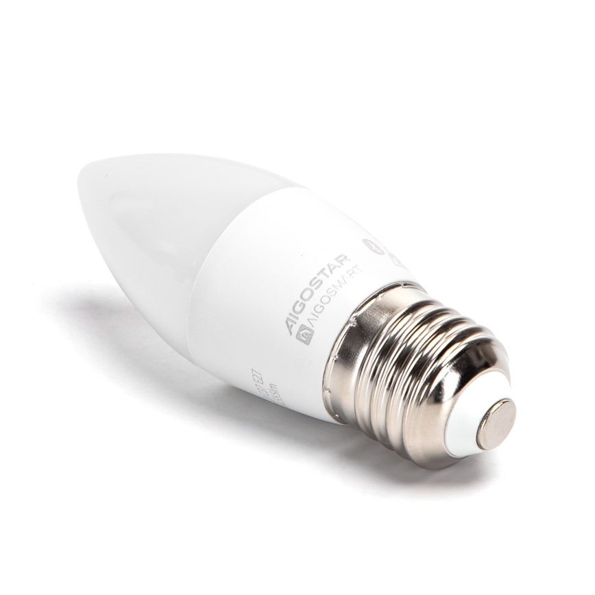 Ampoule à intensité variable LED RGBW C37 E27/6,5W/230V 2700-6500K - Aigostar