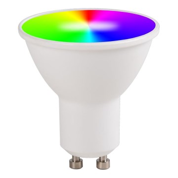 Ampoule LED RGBW dimmable GU10/5,5W/230V 3000-6500K Wi-Fi Tuya