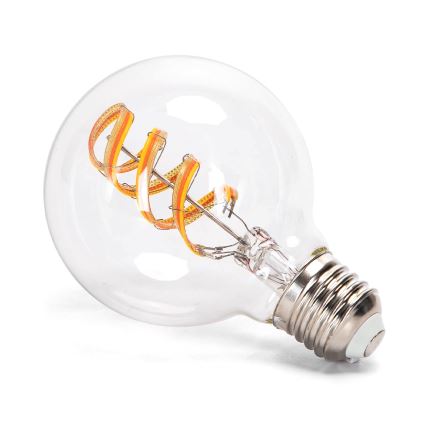 Ampoule à intensité variable LED RGBW FILAMENT MESH Smart G80 E27/4,9W/230V 2700K - Aigostar