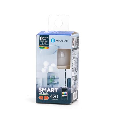 Ampoule à intensité variable LED RGBW MESH Connecté G45 E27/4,9W/230V 2700-6500K - Aigostar