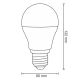 Ampoule LED RVB à intensité variable A60 E27/6W/230V 3000K