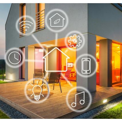 Ampoule LED RVB à intensité variable G45 E14/5,5W/230V 3000-6500K Wi-fi Tuya