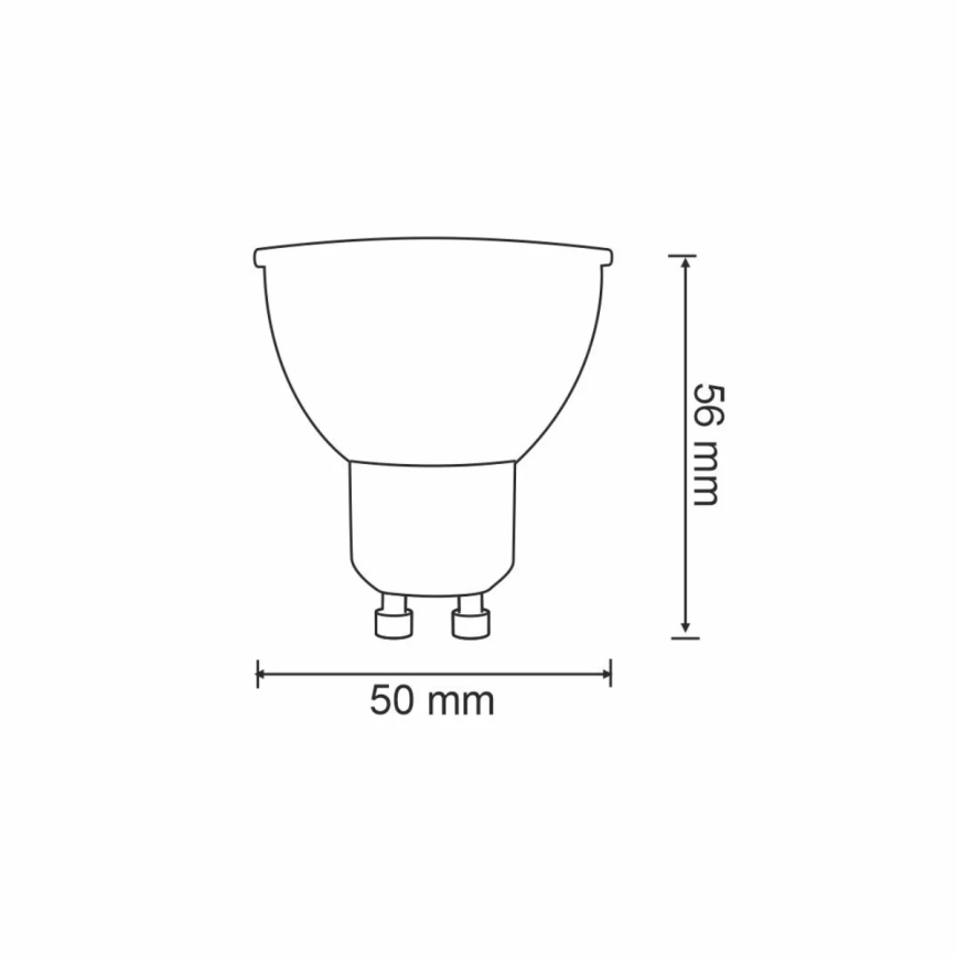 Ampoule LED RVBW à intensité variable G45 GU10/5,5W/230V 2700-6500K Wi-Fi Tuya