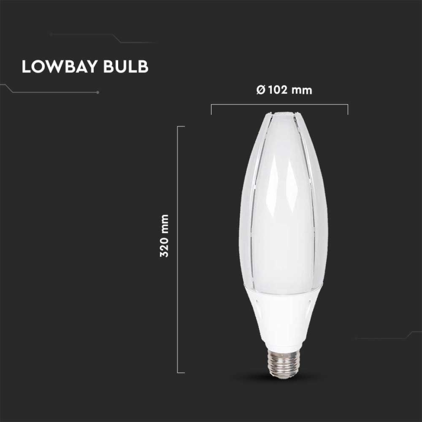 Ampoule LED SAMSUNG CHIP E40/60W/230V 4000K