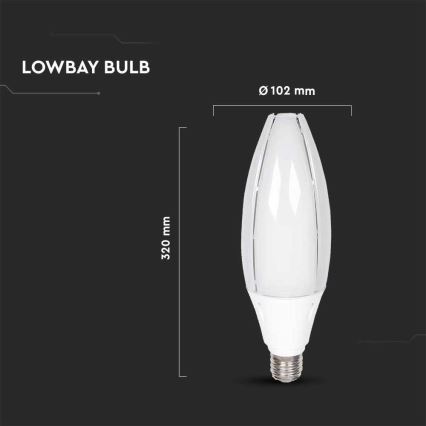 Ampoule LED SAMSUNG CHIP E40/60W/230V 6500K