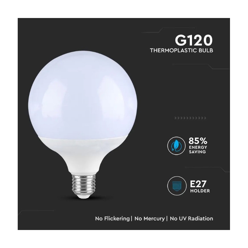 Ampoule LED SAMSUNG CHIP G120 E27/18W/230V 6400K