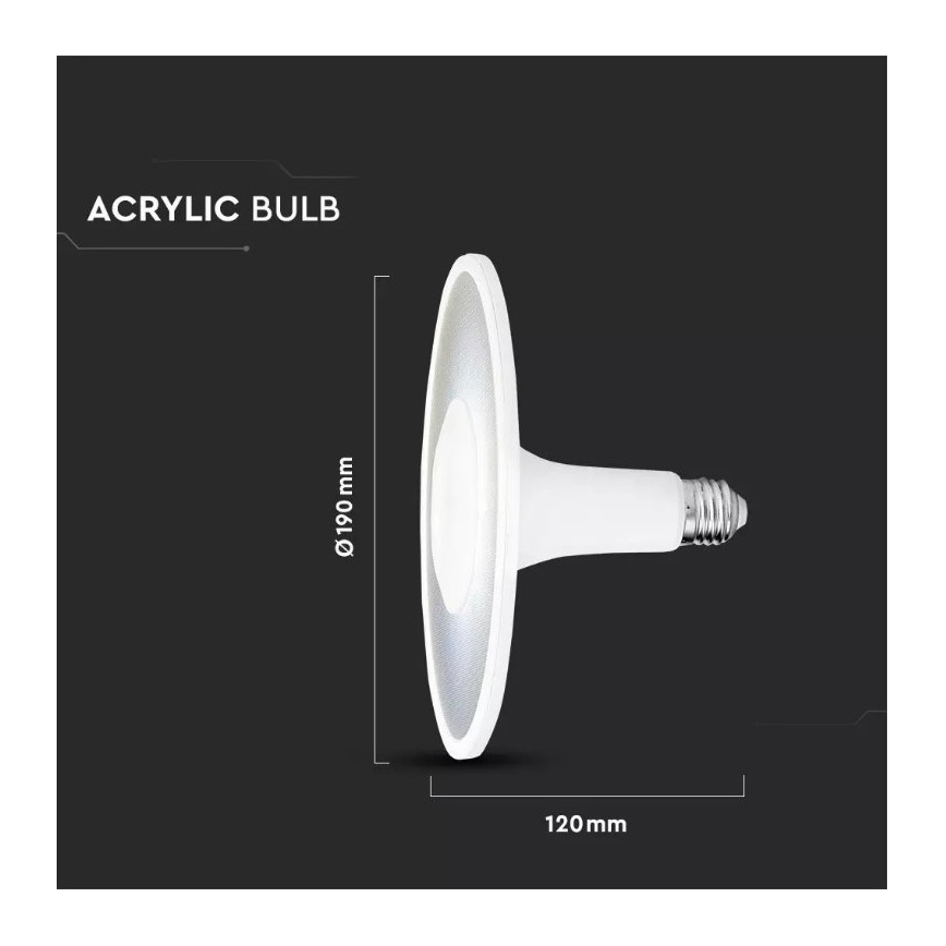 Ampoule LED SAMSUNG CHIP UFO E27/11W/230V 120° 6400K