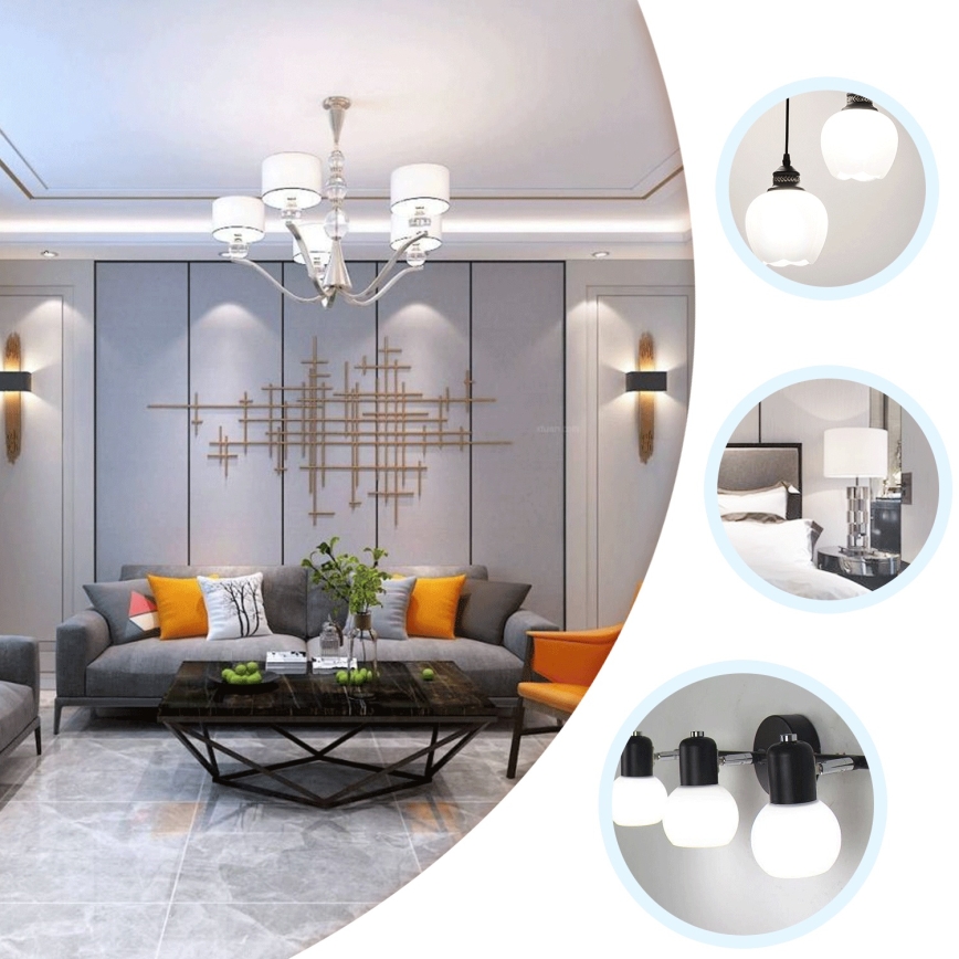 Ampoule LED ST64 E27/8W/230V 330° 6500K - Aigostar