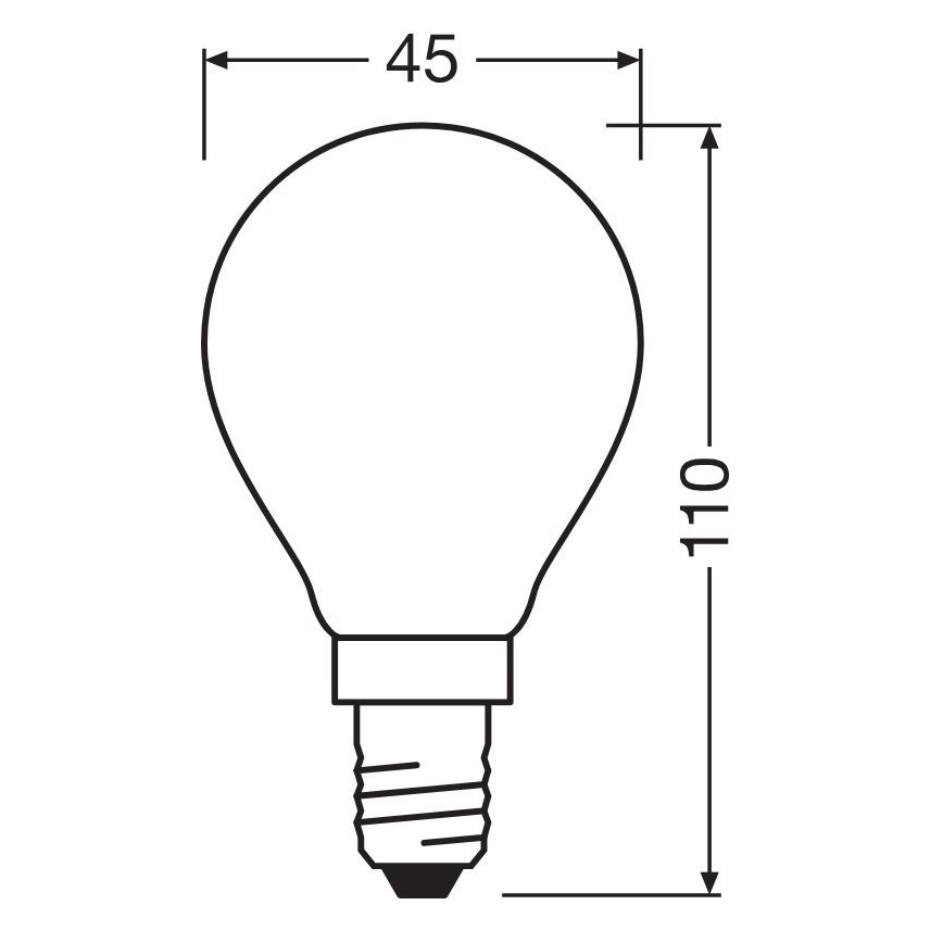 Ampoule LED STAR E14/6,5W/230V 2700K - Osram