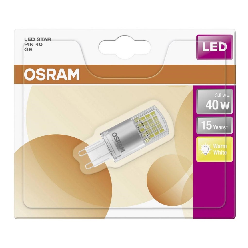 Ampoule LED STAR G9/3,8W/230V 2700K - Osram