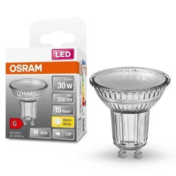 Ampoule LED STAR PAR16 GU10/4,3W/230V 2700K 120° - Osram