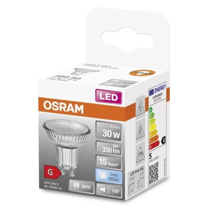 Ampoule LED STAR PAR16 GU10/4,3W/230V 4000K 120° - Osram