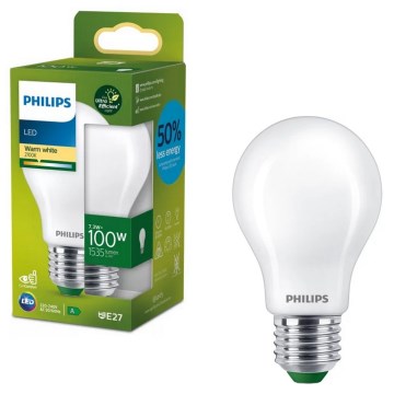 Ampoule LED ULTRAEFFICIENT Philips A60 E27/7,3 W/230 V 2700 K