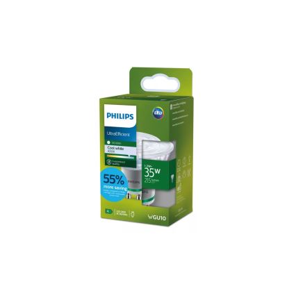 Ampoule LED ULTRAEFFICIENT Philips PAR16 GU10/1,2W/230V 4000K