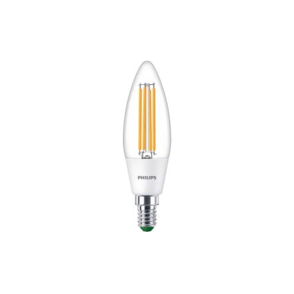 Ampoule LED ULTRAEFFICIENT VINTAGE Philips B35 E14/2,3W/230V 3000K