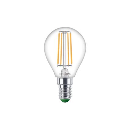 Ampoule LED ULTRAEFFICIENT VINTAGE Philips P45 E14/1,2W/230V 2700K