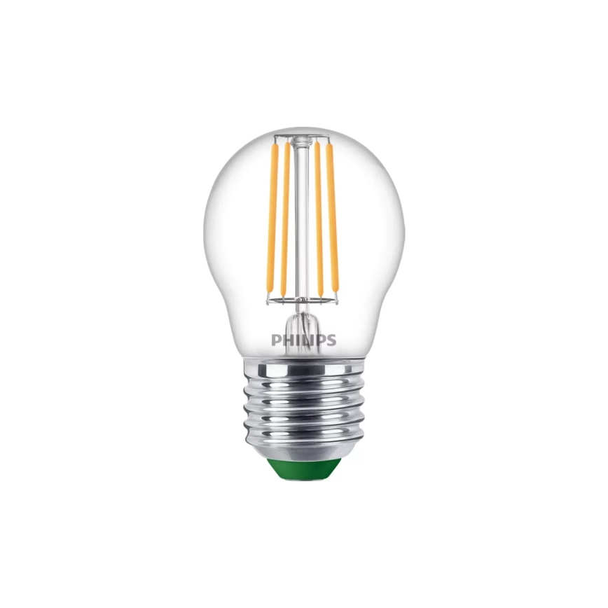 Ampoule LED ULTRAEFFICIENT VINTAGE Philips P45 E27/1,2W/230V 2700K