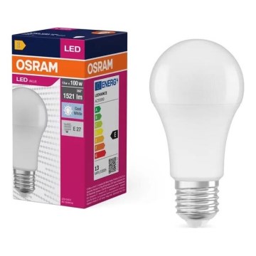Ampoule LED VALUE A100 E27/13W/230V 4000K - Osram
