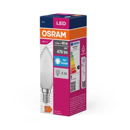 Ampoule LED VALUE B40 E14/4,9W/230V 6500K - Osram