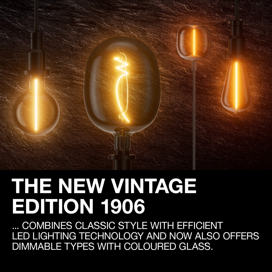 Ampoule LED VINTAGE à filament E14/2,5W/230V 2400K - Osram
