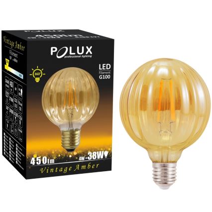 Ampoule LED VINTAGE AMBER E27/4W/230V G100 2700K