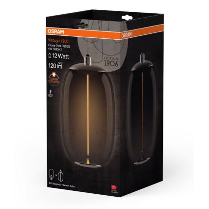 Ampoule LED VINTAGE FILAMENT E27/4W/230V 2700K fumé - Osram