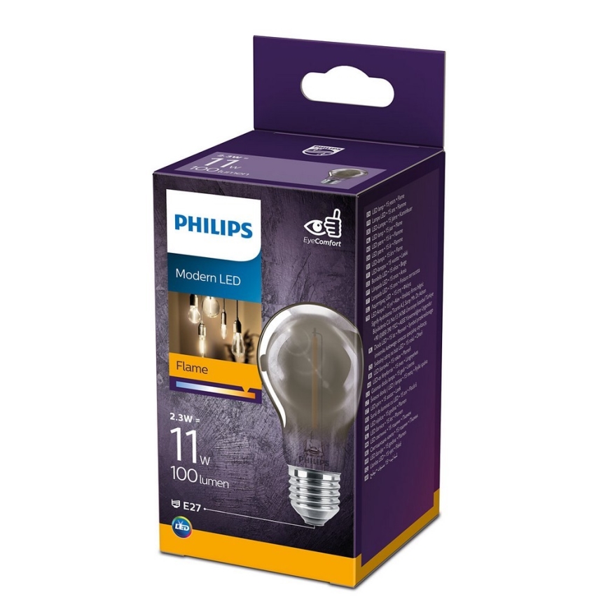 Ampoule LED VINTAGE Philips A60 E27/2,3W/230V 1800K