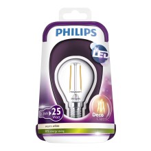 Ampoule LED VINTAGE Philips E14/2,3W/230V 2700K