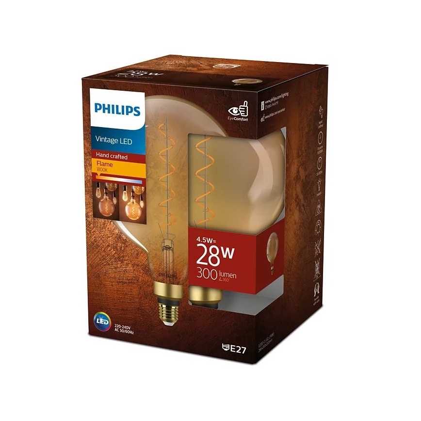 Ampoule LED VINTAGE Philips E27/4,5W/230V 1800K