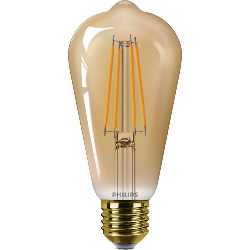 Ampoule LED VINTAGE Philips ST64 E27/7W/230V 1800K