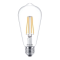Ampoule LED VINTAGE Philips ST64 E27/7W/230V 2700K