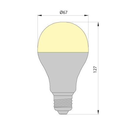 Ampoule LEDSTAR ECO E27/12W/230V 4000K