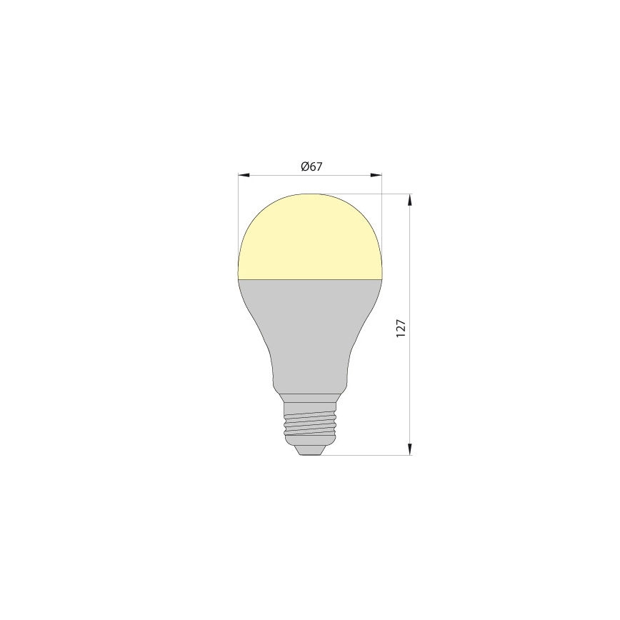 Ampoule LEDSTAR ECO E27/12W/230V 4000K