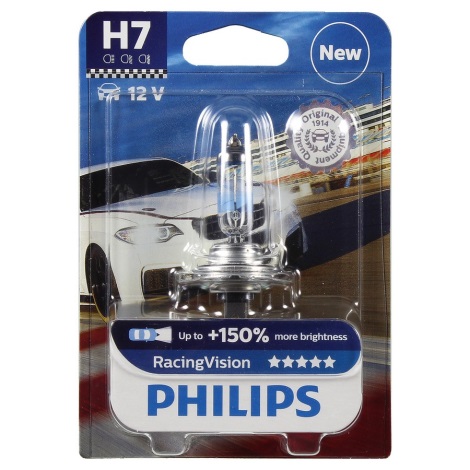 Ampoule pour voiture Philips RACINGVISION 12972RVB1 H7 PX26d/55W/12V 3500K