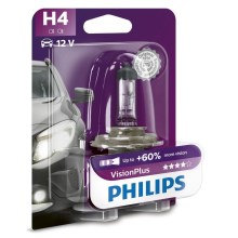 Ampoule pour voiture Philips VISION PLUS 12342VPB1 H4 P43t-38/55W/12V