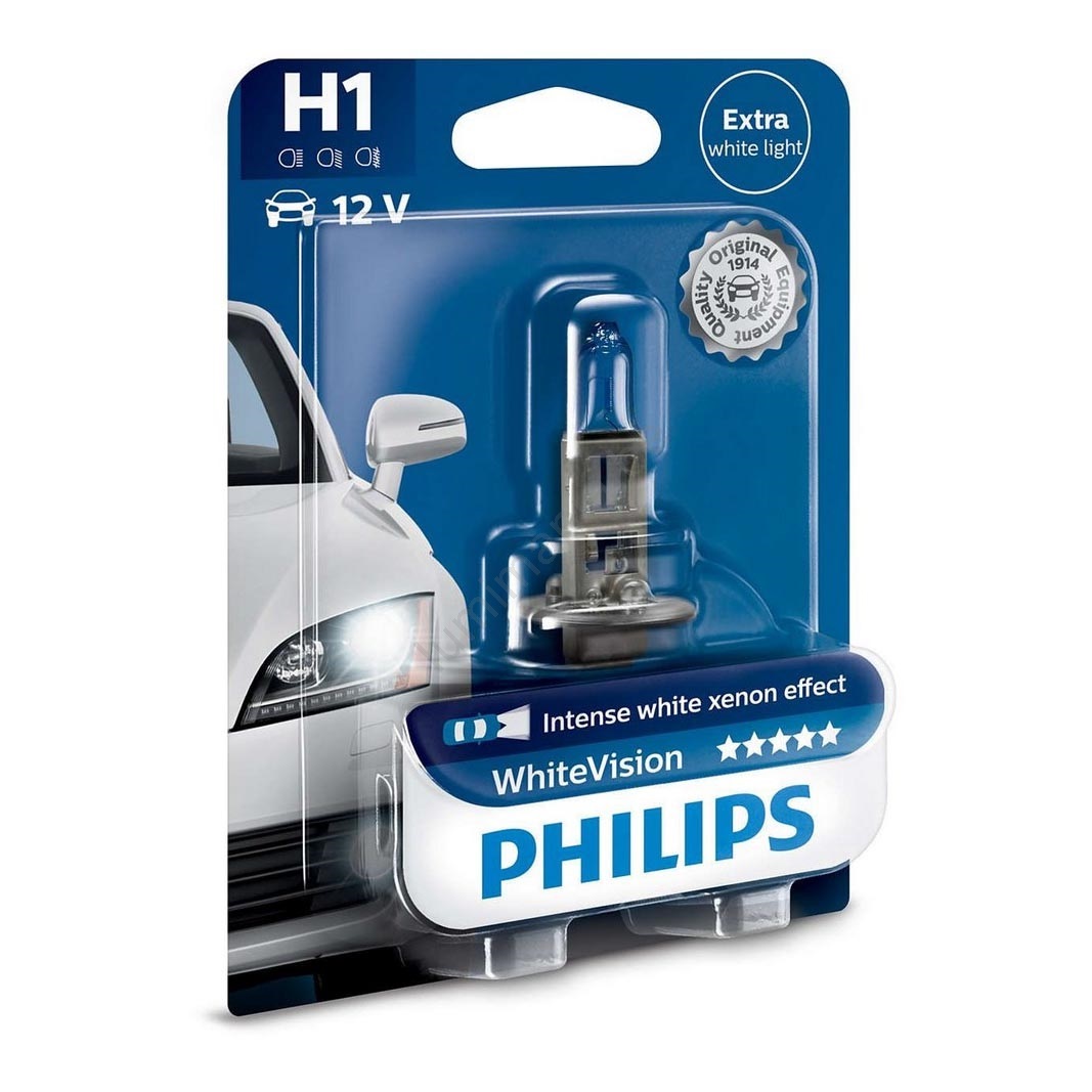 Ampoule pour voiture Philips WHITE VISION 12258WHVB1 H1 P14,5s/55W/12V