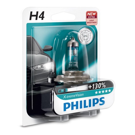 Ampoule pour voiture Philips X-TREME VISION 12342XVB1 H4 P43t-38/55W/12V