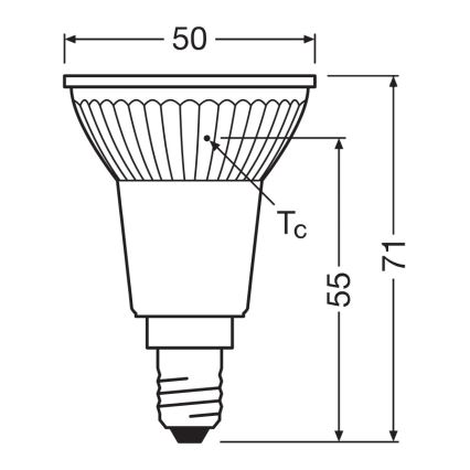 Ampoule réflecteur LED PAR16 E14/4,5W/230V 2700K 36° - Ledvance