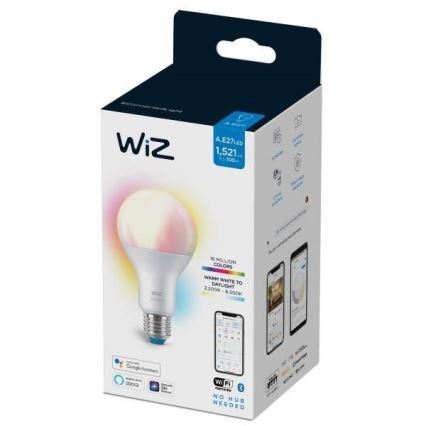 Ampoule RGBW à intensité variable A67 E27/13W/230V 2200-6500K CRI 90 Wi-Fi -WiZ