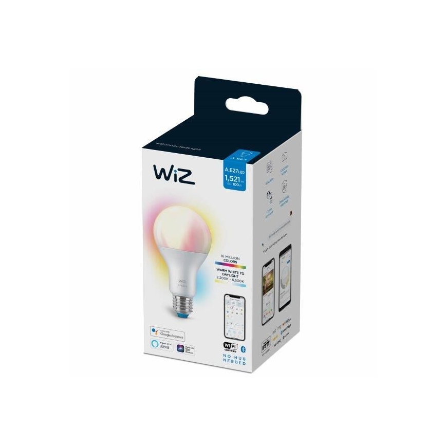 Ampoule RGBW à intensité variable A67 E27/13W/230V 2200-6500K CRI 90 Wi-Fi -WiZ