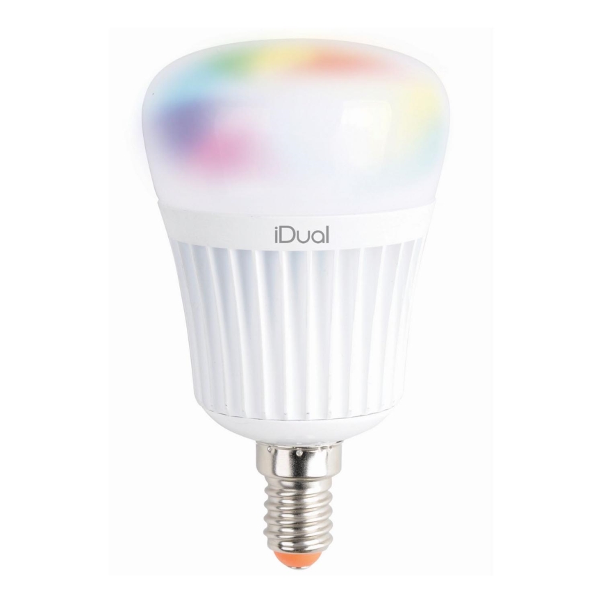 Ampoule RGBW à intensité variable iDual E14/7W/230V 2200-6500K