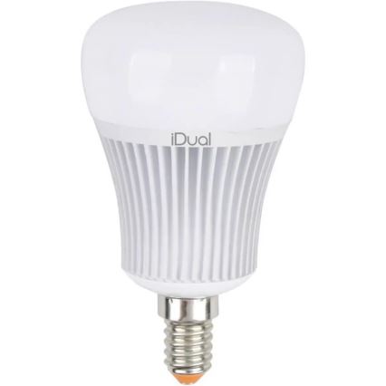 Ampoule RGBW à intensité variable iDual E14/7W/230V 2200-6500K