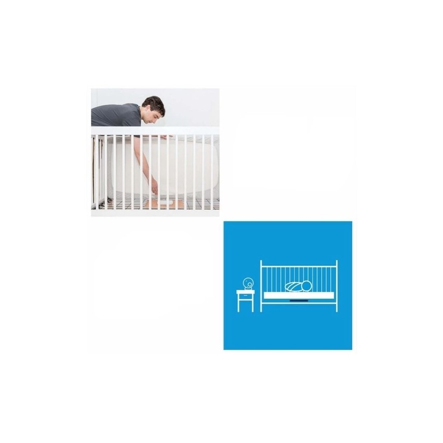 Angelcare - Ademhalingsmonitor 2xAAA