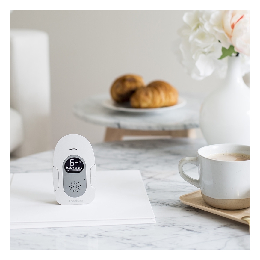 Angelcare - Lot Moniteur de respiration 16x16 cm + babyphone audio USB