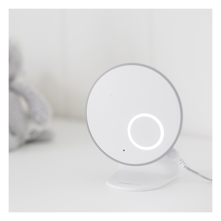 Angelcare - Lot Moniteur de respiration 16x16 cm + babyphone audio USB