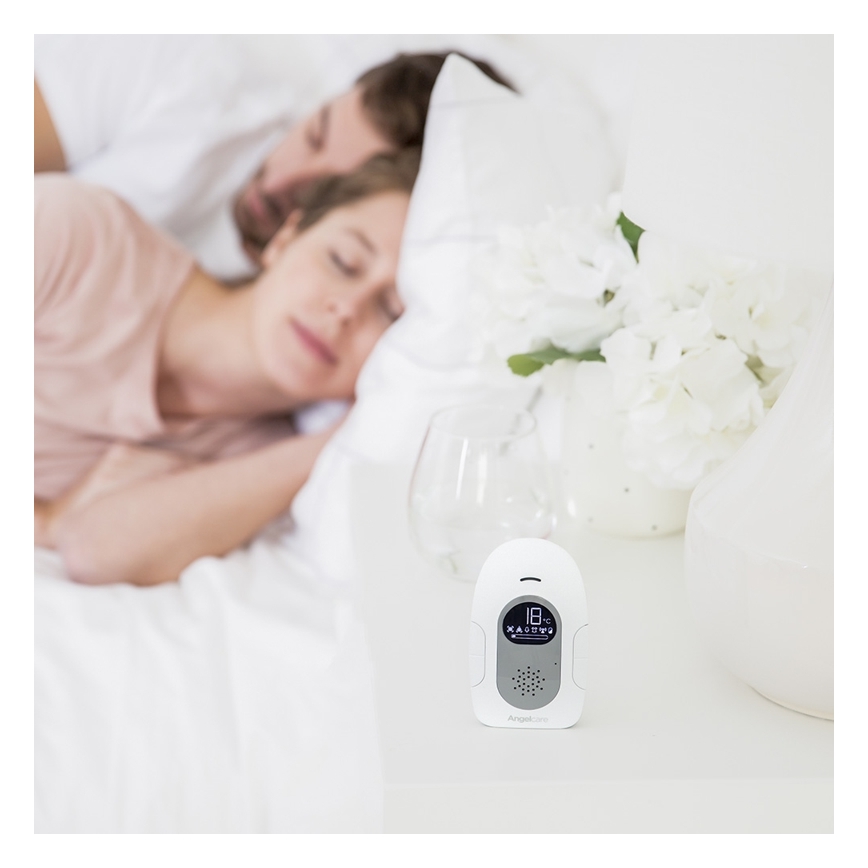 Angelcare - SET Ademhalingsmonitor 16x16 cm + audio-babyfoon USB