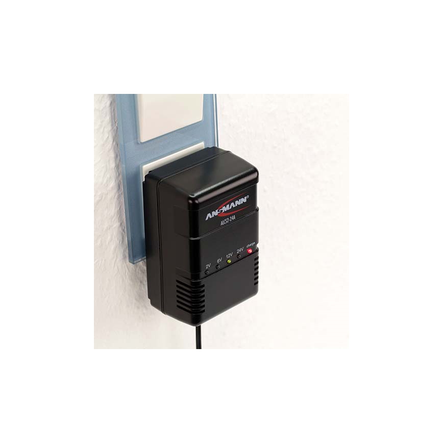 Ansmann 03723 ALCS 2-24A - Loodzuur acculader 2-24V/2,4-24Ah
