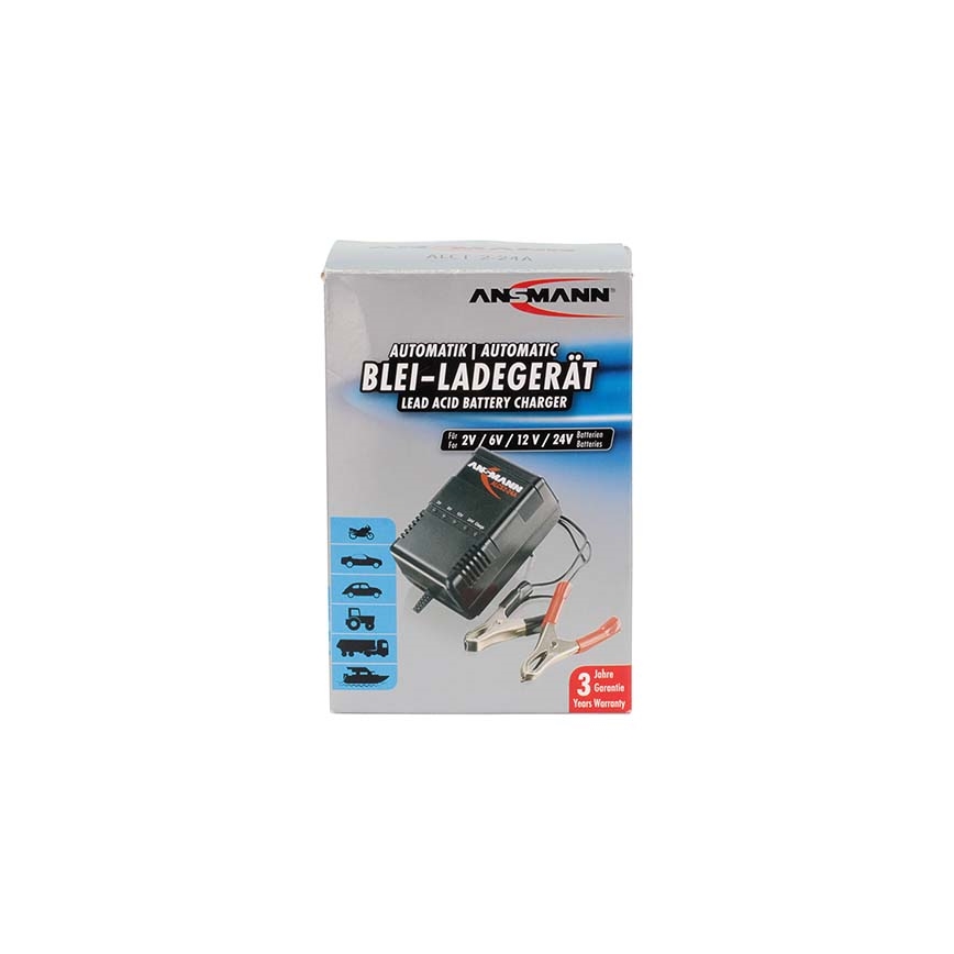 Ansmann 03723 ALCS 2-24A - Loodzuur acculader 2-24V/2,4-24Ah